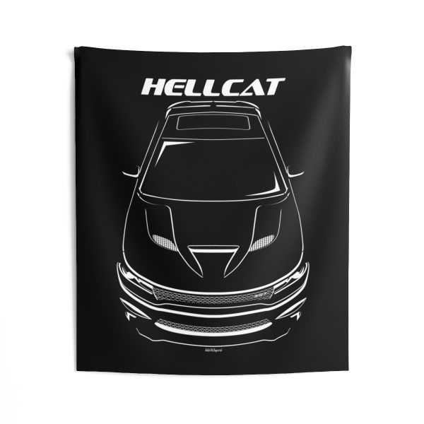 Dodge Charger SRT Hellcat 2015-2019 Tapestry 50 x 60 inch by Auto Art Apparel