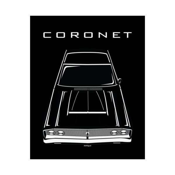 Dodge Coronet 1968 Poster 16 x 20 inch by Auto Art Apparel