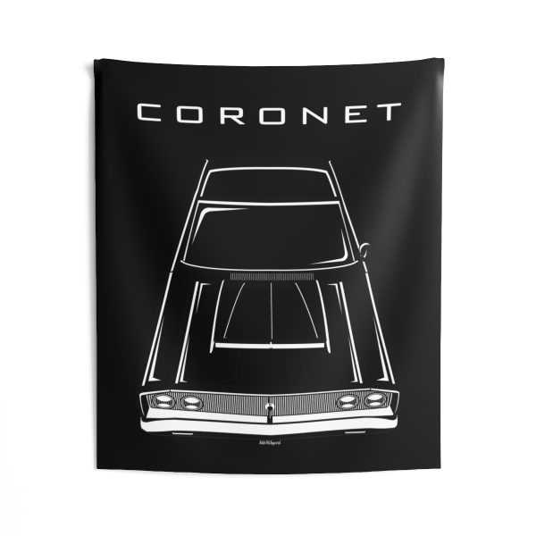 Dodge Coronet 1968 Tapestry 50 x 60 inch by Auto Art Apparel