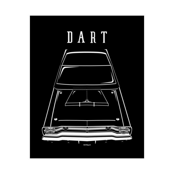 Dodge Dart 1968 Poster 16 x 20 inch by Auto Art Apparel