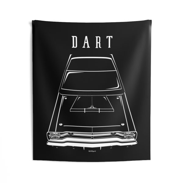 Dodge Dart 1968 Tapestry 50 x 60 inch by Auto Art Apparel