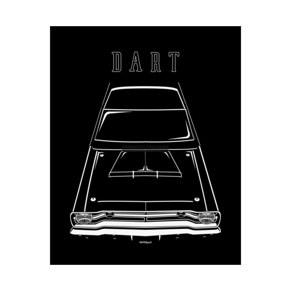Dodge Dart Super Stock 1968 Poster 16 x 20 inch by Auto Art Apparel