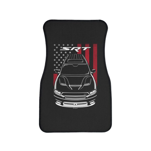Dodge Durango SRT 2018-2020 Car Mat - US Flag Floor Mats Front Carpet Floor Mats by Auto Art Apparel