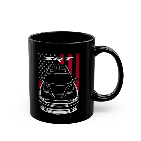 Dodge Durango SRT 2018-2020 Mug - US Flag Coffee Mug 11 oz by Auto Art Apparel