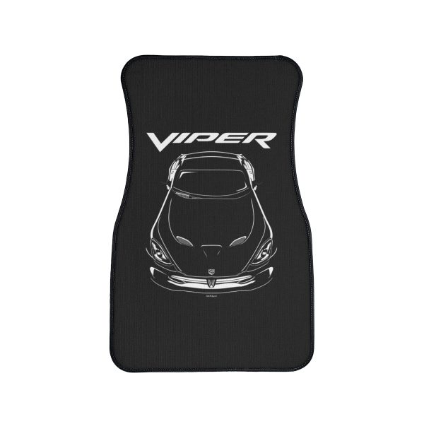 Dodge SRT Viper 2013-2017 Car Mat Front Carpet Floor Mats by Auto Art Apparel