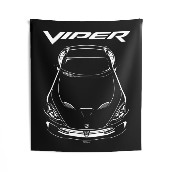 Dodge SRT Viper 2013-2017 Tapestry 50 x 60 inch by Auto Art Apparel