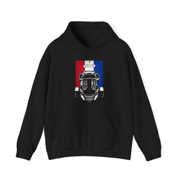 Donkervoort D8 GTO Hoodie - Netherlands Flag Hooded Sweatshirt Black by Auto Art Apparel