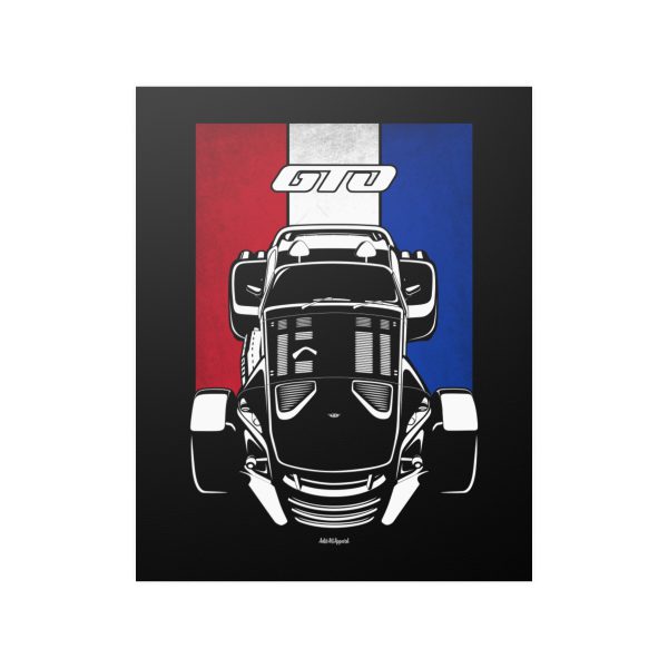 Donkervoort D8 GTO Poster - Netherlands Flag Print 16 x 20 inch by Auto Art Apparel
