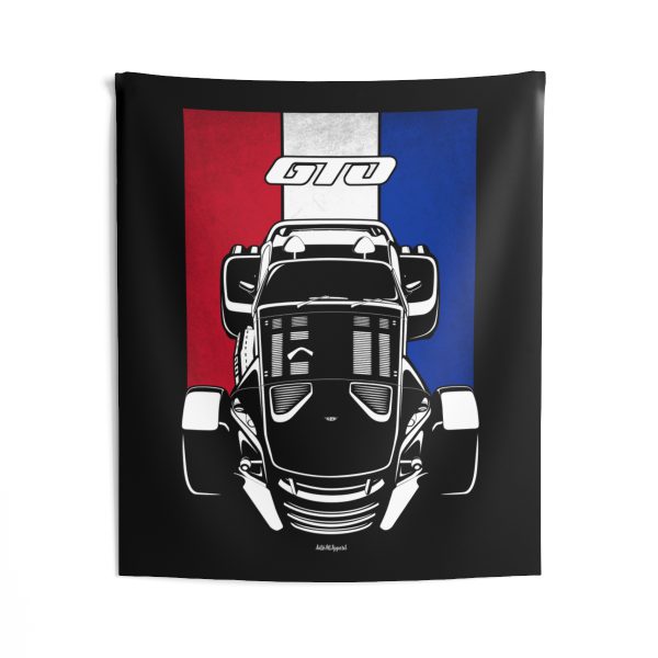 Donkervoort D8 GTO Tapestry - Netherlands Flag Wall Art 50 x 60 inch by Auto Art Apparel