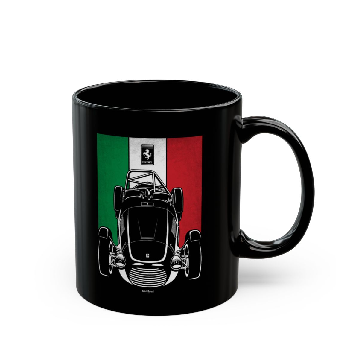 Ferrari 166 Inter Sport Mug - Italy Flag Coffee Mug 11 oz by Auto Art Apparel