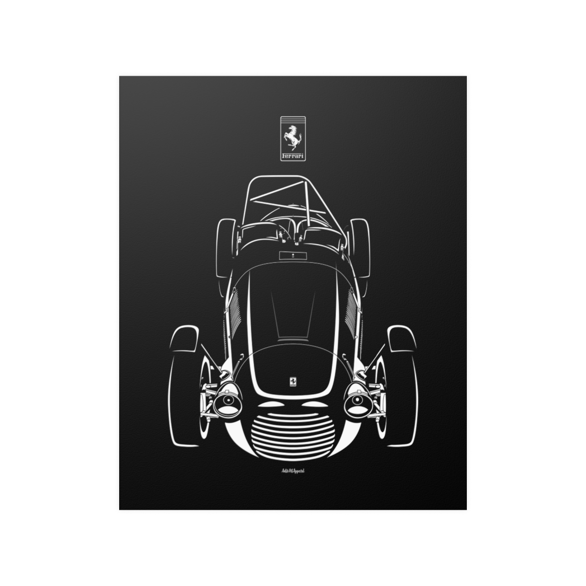 Ferrari 166 Inter Sport Poster 16 x 20 inch by Auto Art Apparel