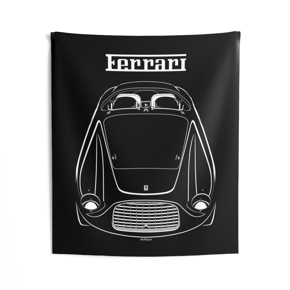 Ferrari 166 MM Barchetta Tapestry 50 x 60 inch by Auto Art Apparel