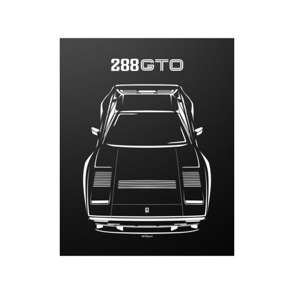 Ferrari 288 GTO Poster 16 x 20 inch by Auto Art Apparel