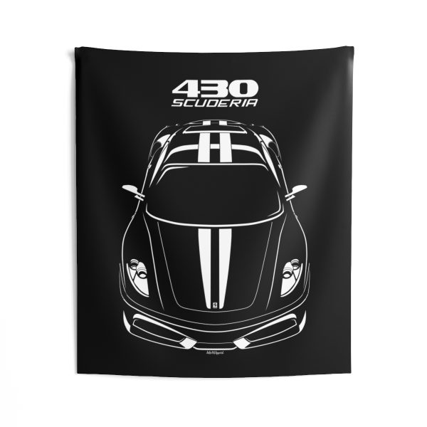 Ferrari 430 Scuderia Tapestry 50 x 60 inch by Auto Art Apparel
