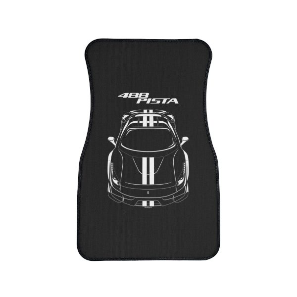 Ferrari 488 Pista Car Mat Front Carpet Floor Mats by Auto Art Apparel