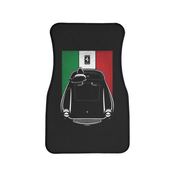 Ferrari 500 Mondial Car Mat - Italy Flag Floor Mats Front Carpet Floor Mats by Auto Art Apparel