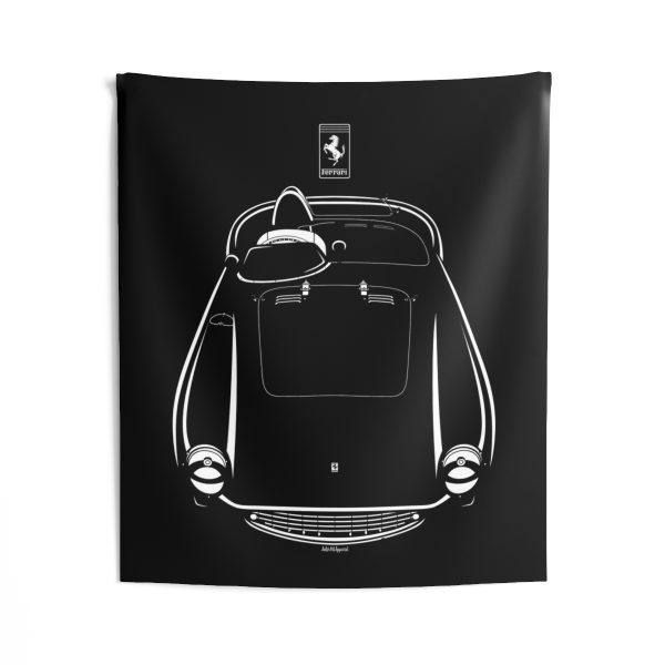 Ferrari 500 Mondial Tapestry 50 x 60 inch by Auto Art Apparel
