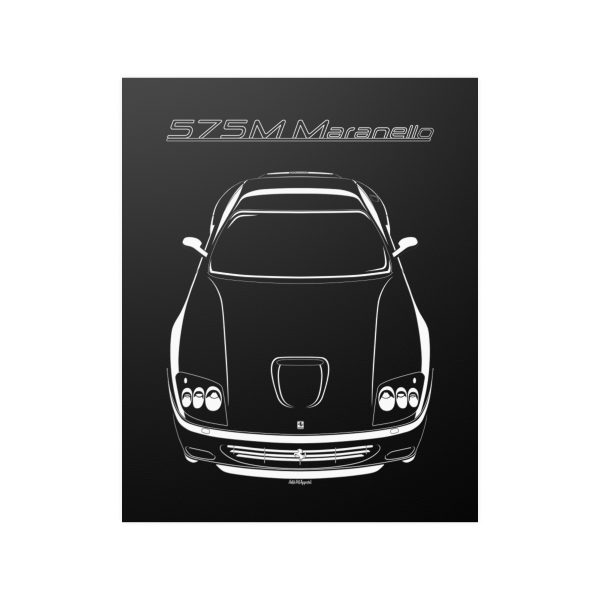 Ferrari 575M Maranello Poster 16 x 20 inch by Auto Art Apparel