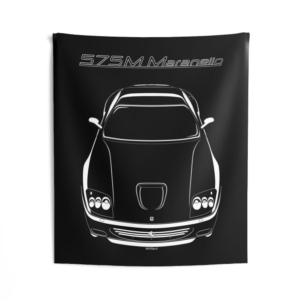 Ferrari 575M Maranello Tapestry 50 x 60 inch by Auto Art Apparel