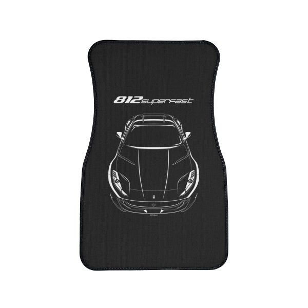 Ferrari 812 Superfast Car Mat Front Carpet Floor Mats by Auto Art Apparel