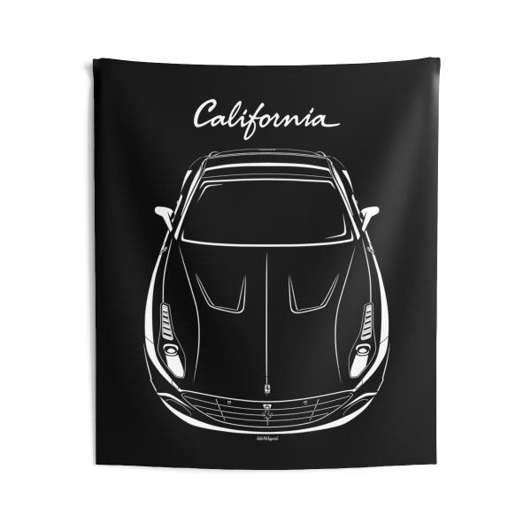 Ferrari California T Tapestry 50 x 60 inch by Auto Art Apparel
