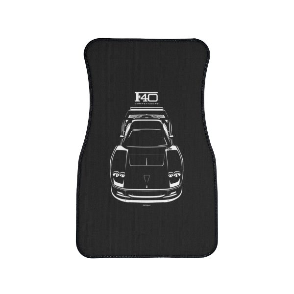Ferrari F40 Competizione Car Mat Front Carpet Floor Mats by Auto Art Apparel