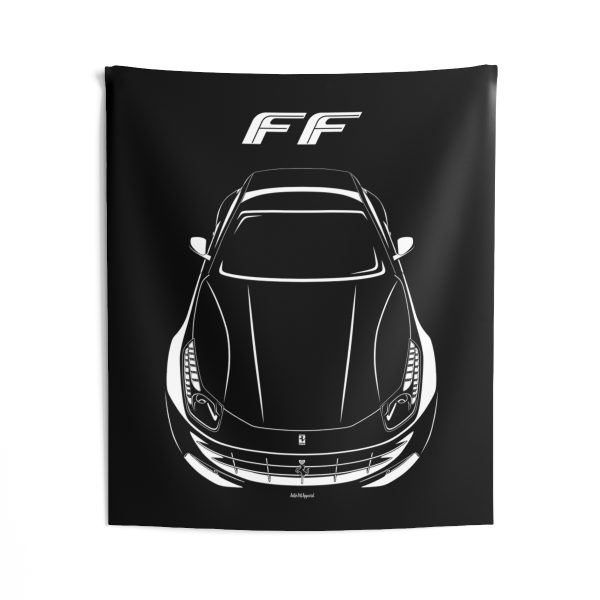 Ferrari FF Tapestry 50 x 60 inch by Auto Art Apparel