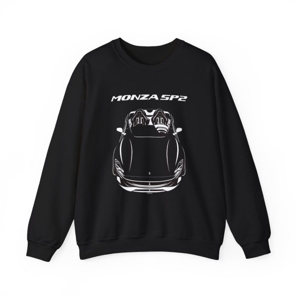 Ferrari Monza SP2 Crewneck Sweatshirt Black by Auto Art Apparel