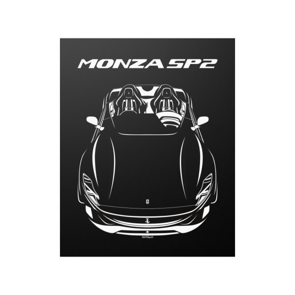 Ferrari Monza SP2 Poster 16 x 20 inch by Auto Art Apparel