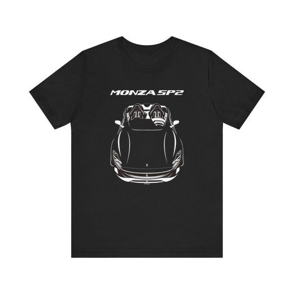 Ferrari Monza SP2 T-shirt Black by Auto Art Apparel