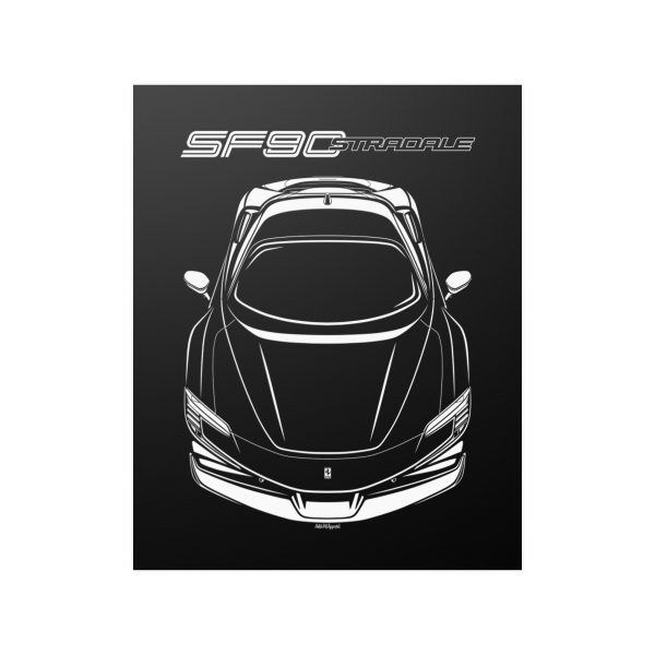 Ferrari SF90 Stradale Poster 16 x 20 inch by Auto Art Apparel