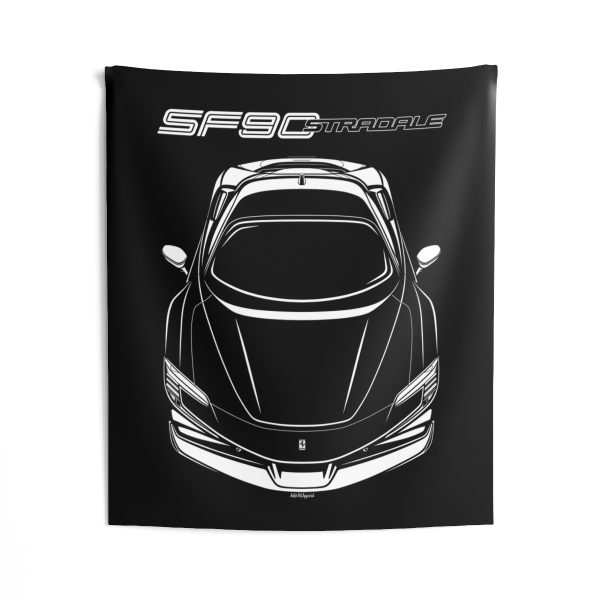 Ferrari SF90 Stradale Tapestry 50 x 60 inch by Auto Art Apparel