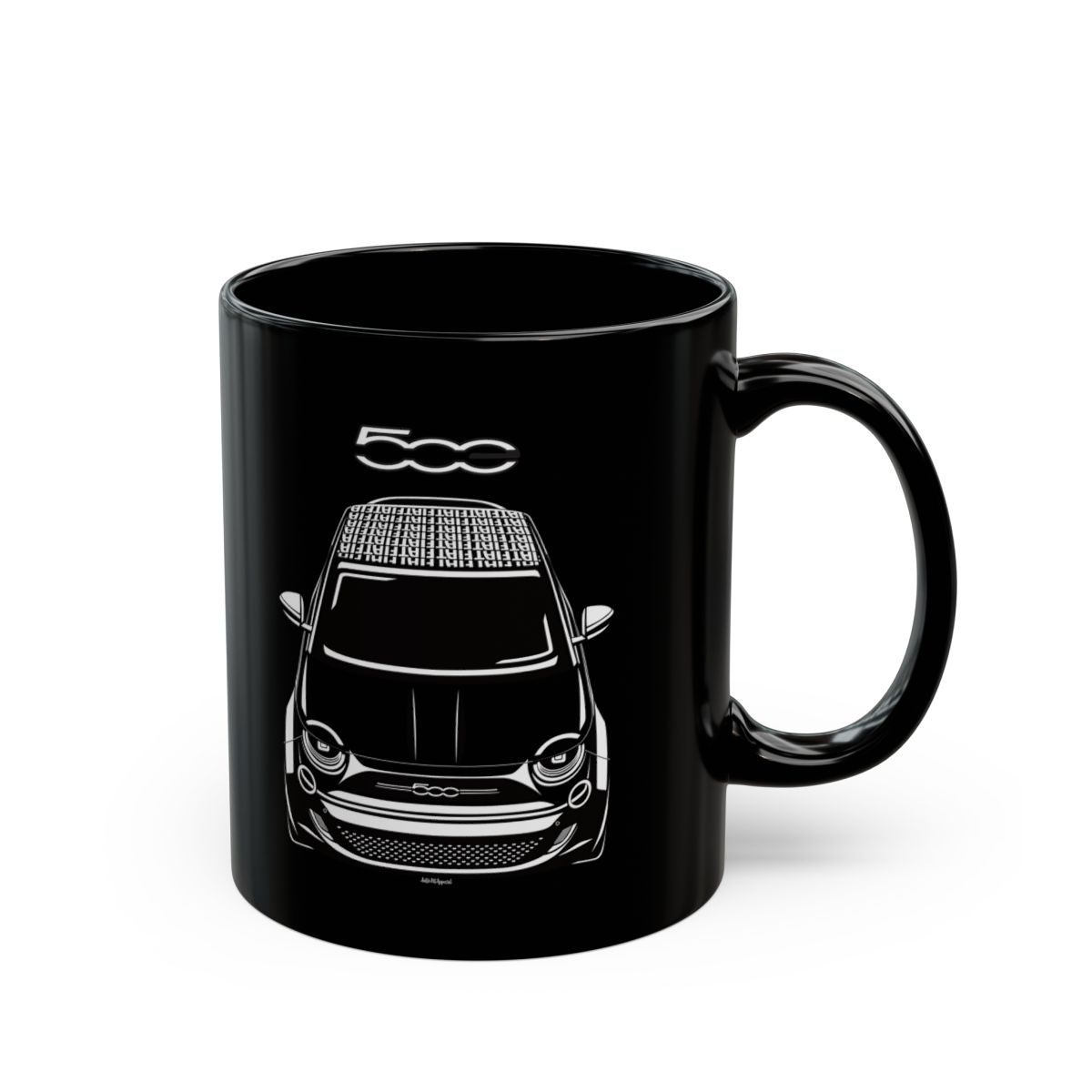 Fiat 500 la Prima Mug 11 oz by Auto Art Apparel