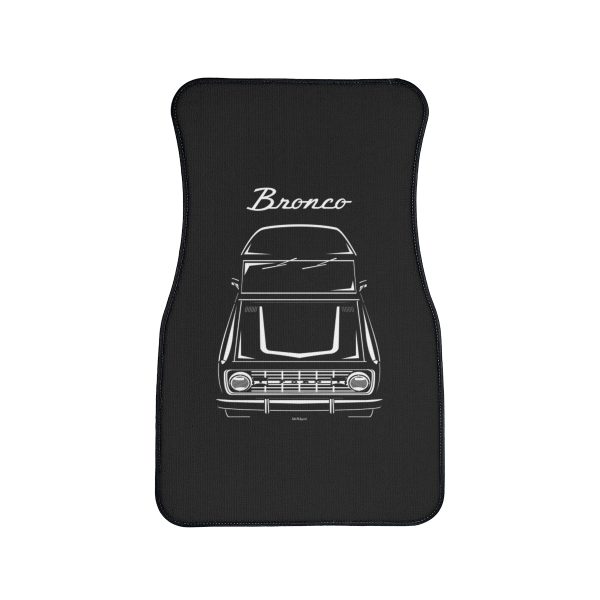 Ford Bronco 1st gen Car Mat Front Carpet Floor Mats by Auto Art Apparel