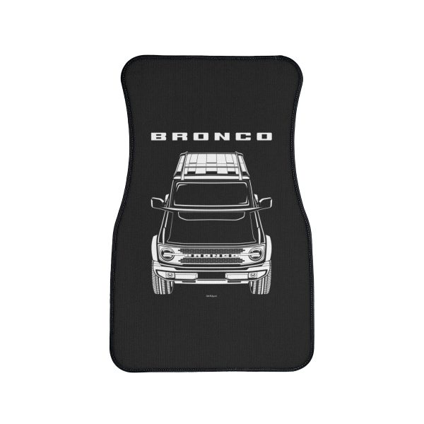 Ford Bronco 2021-2024 Car Mat Front Carpet Floor Mats by Auto Art Apparel