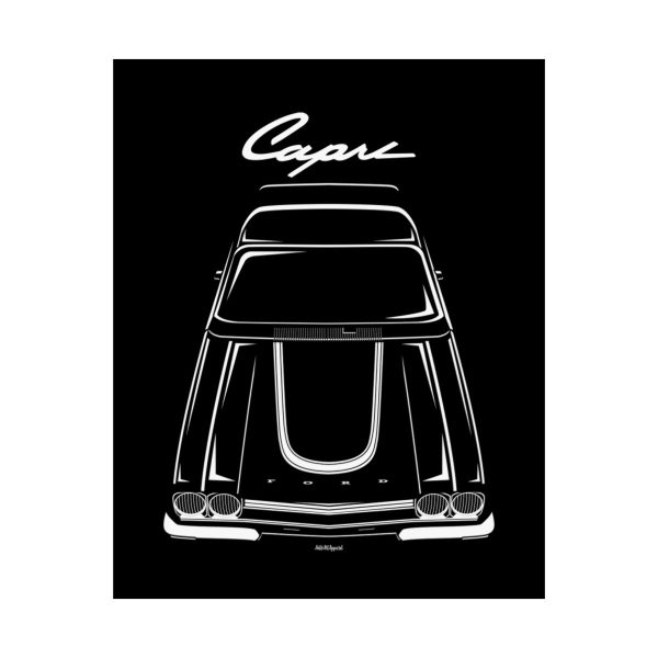 Ford Capri RS 3100 1973-1974 Poster 16 x 20 inch by Auto Art Apparel
