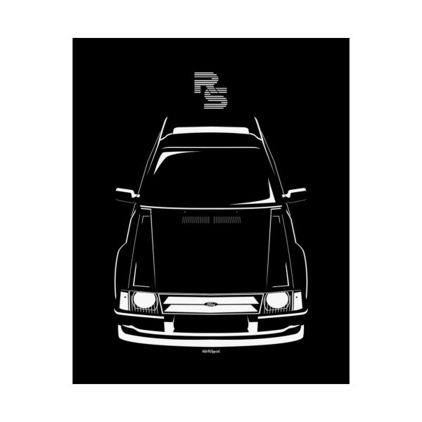 Ford Escort RS Turbo 1981-1986 Poster 16 x 20 inch by Auto Art Apparel