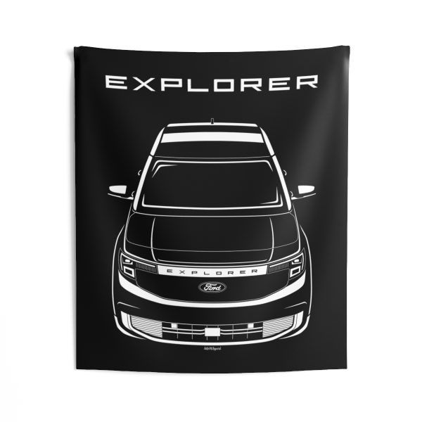 Ford Explorer EV 2024 Tapestry 50 x 60 inch by Auto Art Apparel