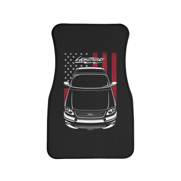 Ford F150 SVT Lightning 1999-2004 Car Mat - US Flag Floor Mats Front Carpet Floor Mats by Auto Art Apparel