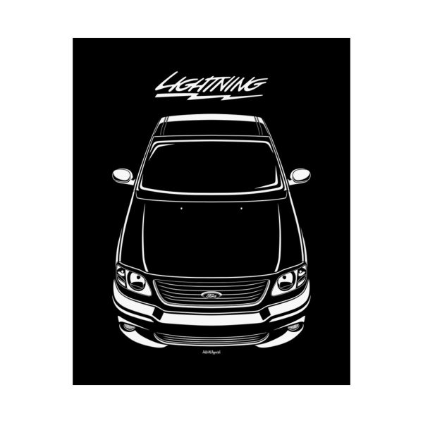 Ford F150 SVT Lightning 1999-2004 Poster 16 x 20 inch by Auto Art Apparel