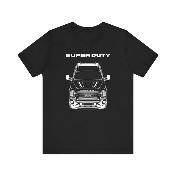 Ford F350 Super Duty 2020-2022 T-shirt Black by Auto Art Apparel