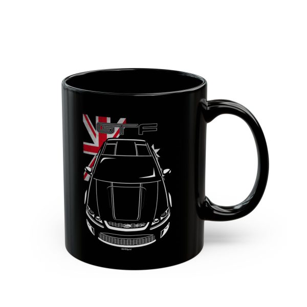 Ford Falcon GT-F 351 Black Stripe Mug - Australia Flag Coffee Mug 11 oz by Auto Art Apparel