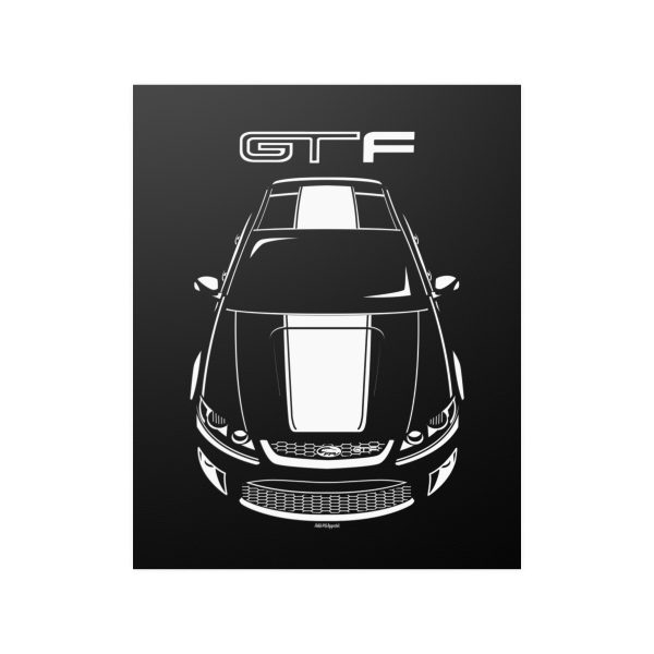 Ford Falcon GT-F 351 White Stripe Poster 16 x 20 inch by Auto Art Apparel