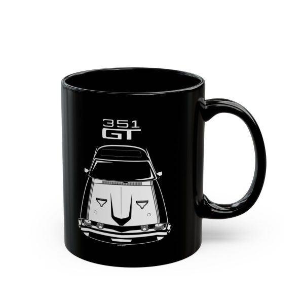 Ford Falcon XA GT 351 White Mug 11 oz by Auto Art Apparel