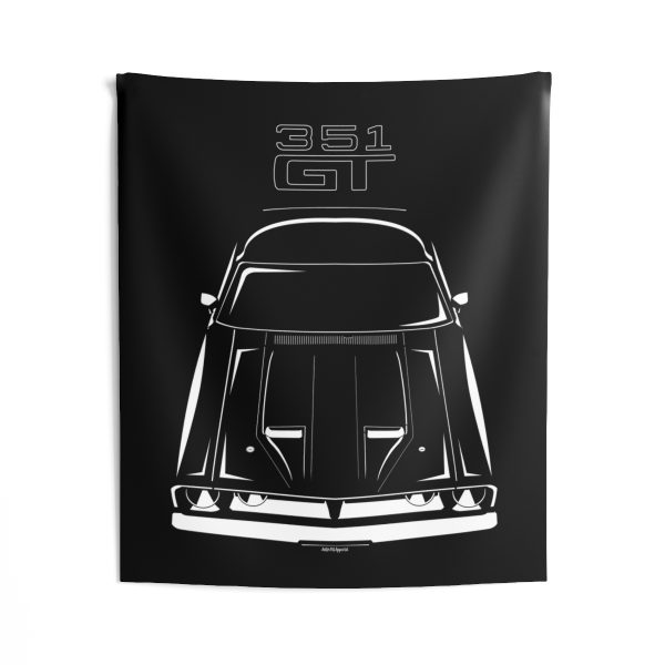 Ford Falcon XB GT 351 Black Tapestry 50 x 60 inch by Auto Art Apparel