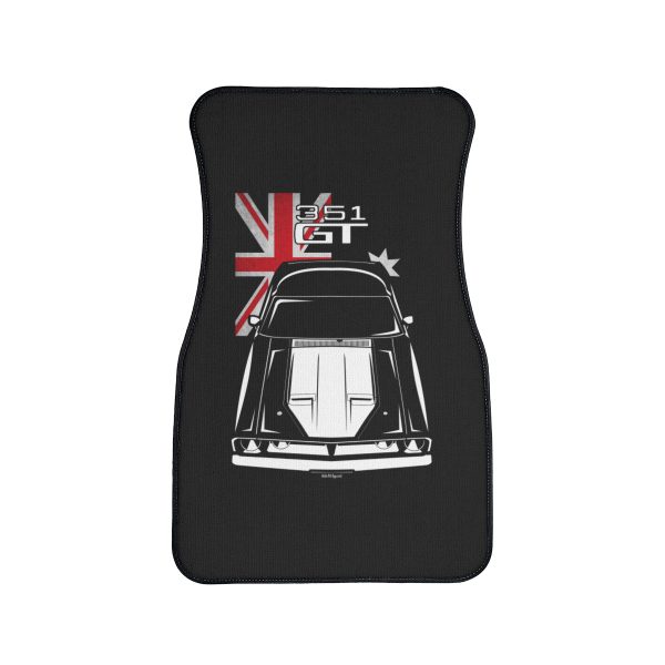 Ford Falcon XB GT 351 White Car Mat - Australia Flag Floor Mats Front Carpet Floor Mats by Auto Art Apparel