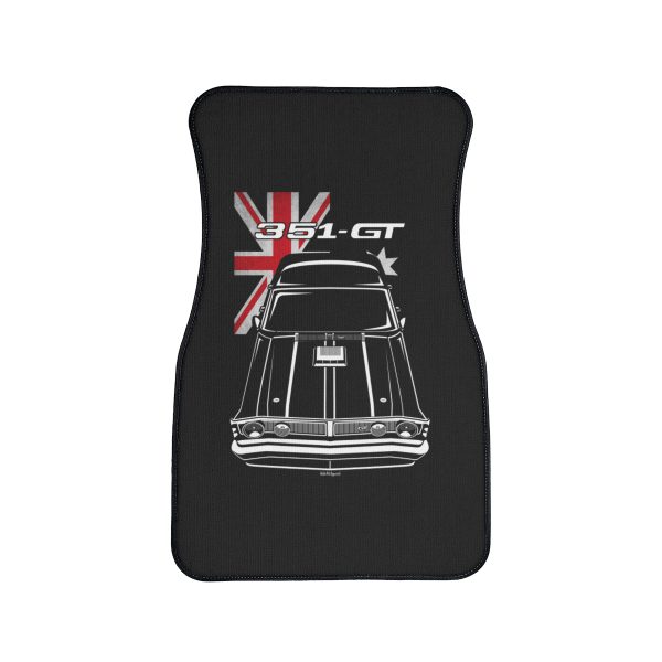 Ford Falcon XY GTHO Phase 3 Car Mat - Australia Flag Floor Mats Front Carpet Floor Mats by Auto Art Apparel
