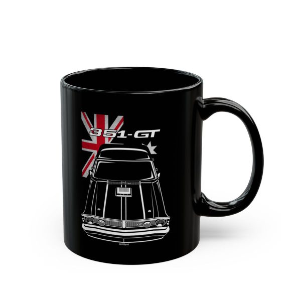 Ford Falcon XY GTHO Phase 3 Mug - Australia Flag Coffee Mug 11 oz by Auto Art Apparel