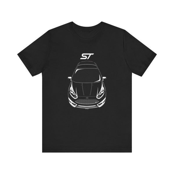 Ford Fiesta ST 2014-2016 T-shirt Black by Auto Art Apparel