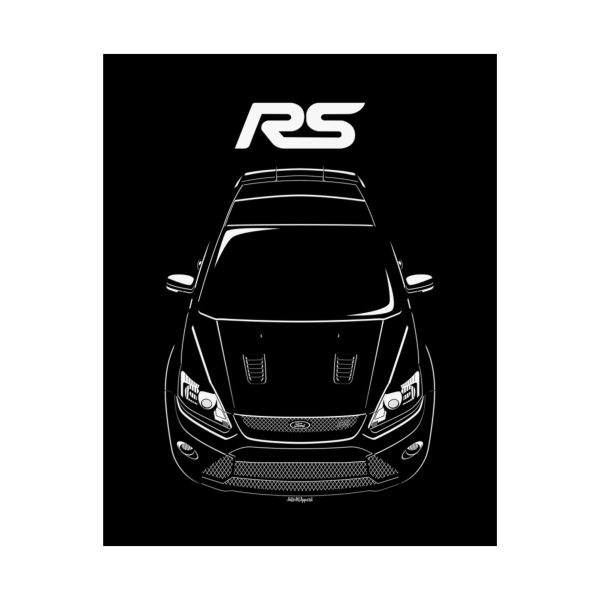Ford Focus RS 2008-2011 Poster 16 x 20 inch by Auto Art Apparel